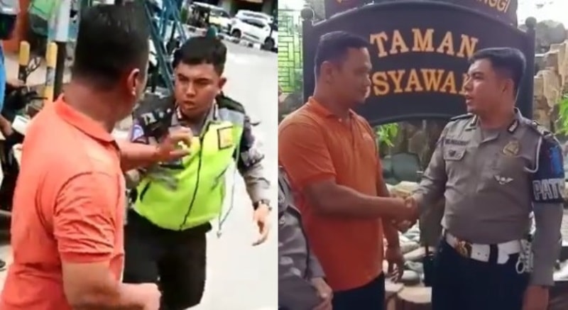 Diselesaikan Secara Kekeluargaan Kasus Viral Polisi Pukul Sopir Ambulans Berujung Damai