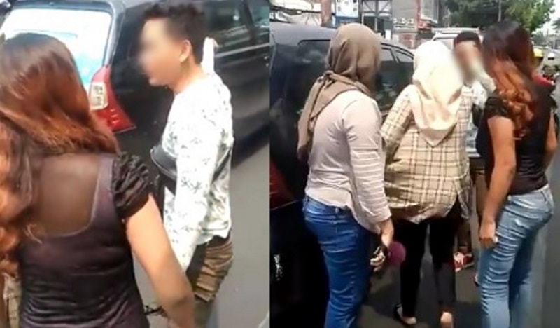 Kena Labrak Karena Nabrak Mobil Orang Emak emak ini Beri Perlawanan Sampai Bikin Nyali Pengemudi Ciut