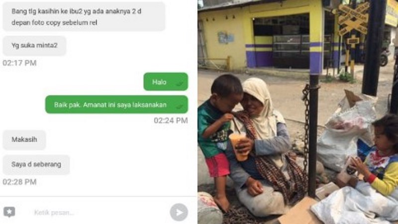 Kisah Driver Ojol Pesan Minuman Untuk Diberikan ke Pengemis Netizen Ramai Beri Pujian