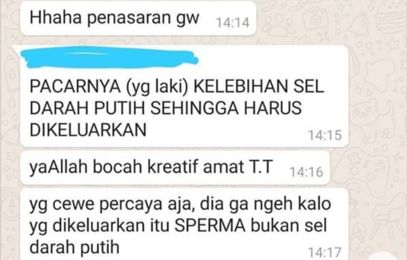 Ngaku Kelebihan Sel Putih Seorang ABG Dibohongi Pacar Sampai Rela Berhubungan Badan