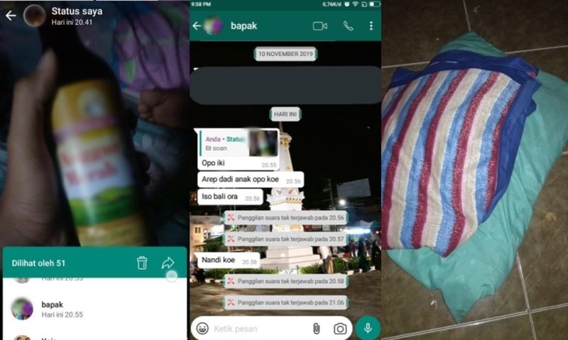 Niat Pamer Foto Miras di Status WhatsApp Nasib Pemuda ini Malah Apes Usai Ketahuan Sang Ayah