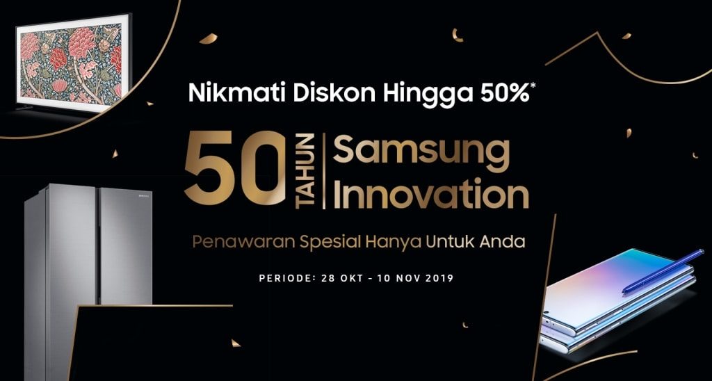 Promo Inovasi Samsung ke 50