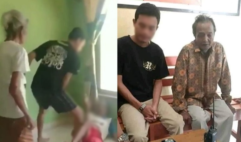 Viral Cucu Marah dan Tendang Kakek Renta Ternyata Dipicu Masalah Ini