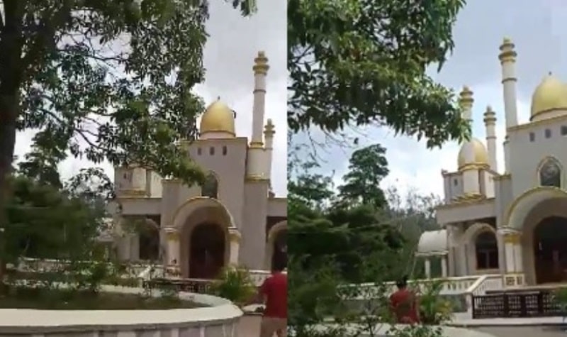 Viral Video Masjid Megah Berdiri Kokoh di Tengah Hutan Gowa Penampakannya Bikin Netizen Takjub