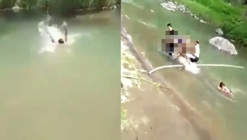 Awalnya Disangka Bercanda Detik detik Remaja di Gowa Tewas Tenggelam di Sungai Terekam Kamera