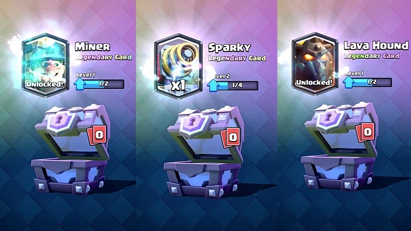 Cara mendapatkan kartu legendary di Clash Royale