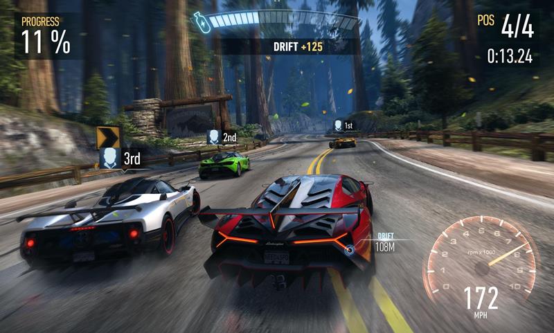 Game balap mobil dengan grafik berkualitas