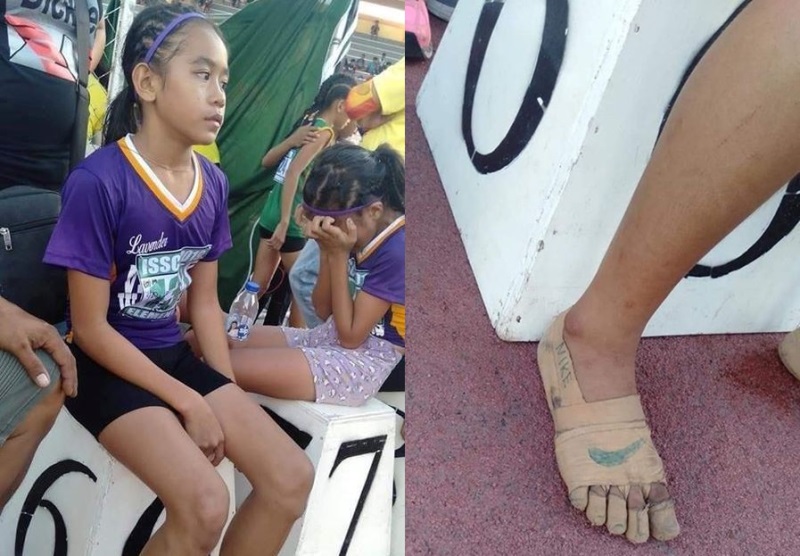 Kisah Gadis Asal Filipina Menang Lomba Lari Hanya Pakai Sepatu dari Perban Netizen Ikut Bangga