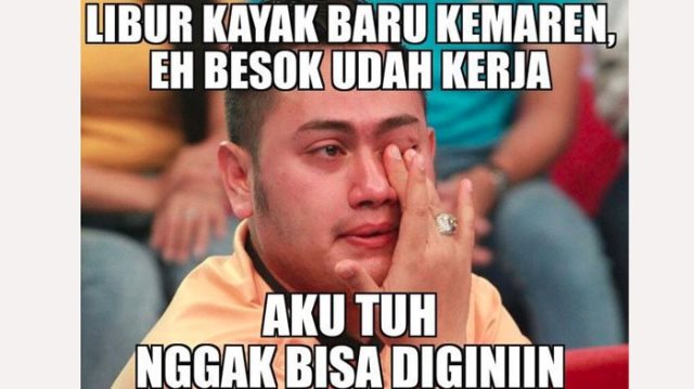 Meme Tahun Baru Sedih Tapi Lucu