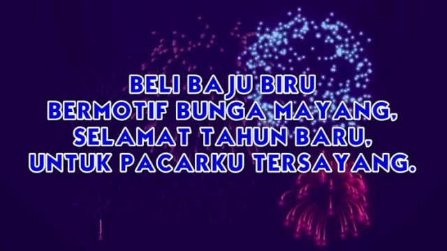 Pantun Selamat Tahun Baru