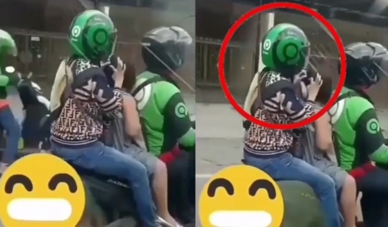 The Power Of Emak emak Masih Sempat Cari Kutu di Rambut Anaknya Saat Naik Ojol