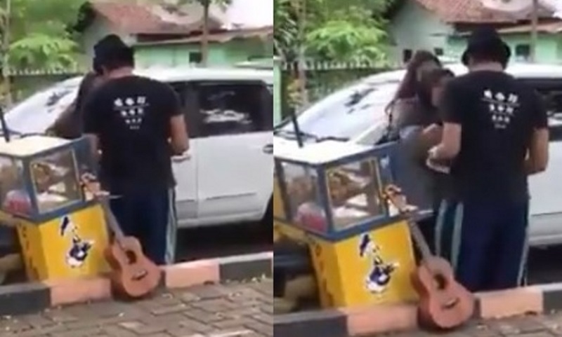 Diduga Dilabrak Orang Tua Sang Pacar Kisah Tukang Cilok ini Bikin Sedih