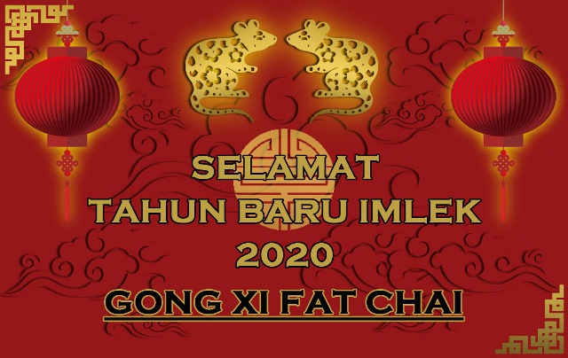 Imlek 2020 Gong Xi Fat Chai