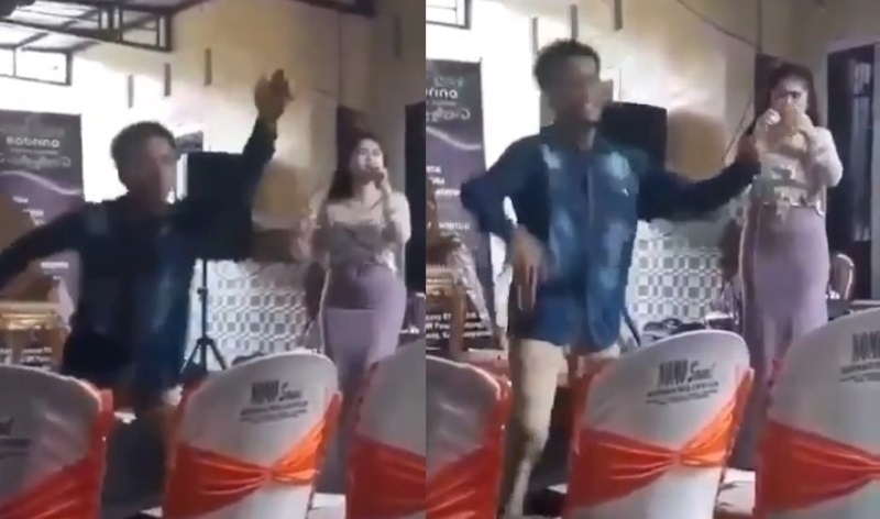 VIRAL Video Pria Joget Heboh Saat Kondangan Begini Reaksi Sang Biduan
