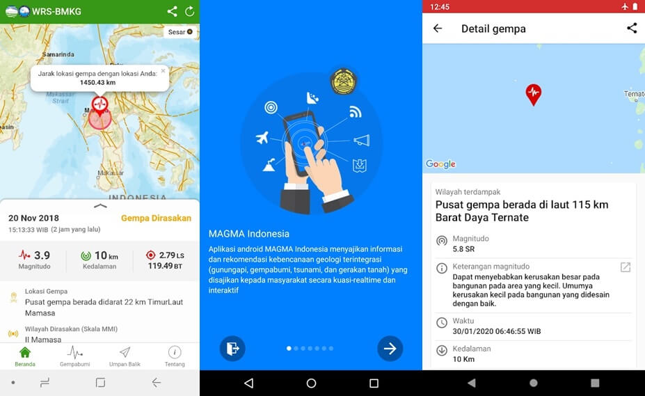 Aplikasi Pendeteksi Gempa Paling Akurat