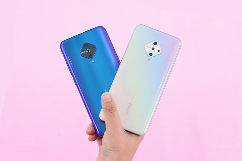 Vivo S1 Pro Crystal Blue and Fancy Sky