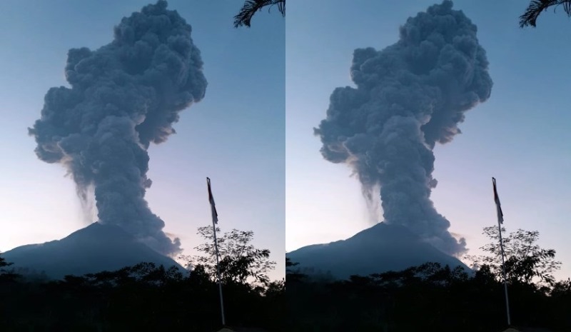 Gunung Merapi Erupsi Lagi Keluarkan Abu Vulkanik dengan Tinggi 6.000 Meter dari Kawah