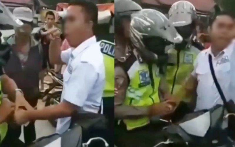 Tak Terima Saat Ditilang Pria ini Malah Ngamuk dan Provokasi Warga Untuk Lawan Polisi