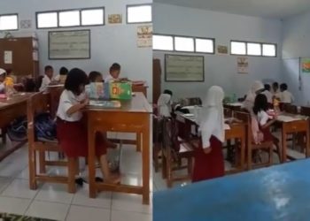 VIRAL Pak Guru Prank Muridnya Saat UTS Pura pura ke Toilet Untuk Kagetkan yang Nyontek