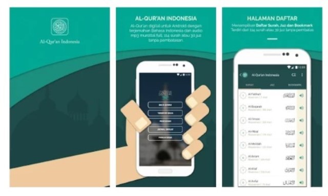 Aplikasi jadwal imsak Al Quran Indonesia