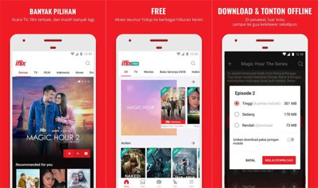 Aplikasi nonton drama Korea Iflix