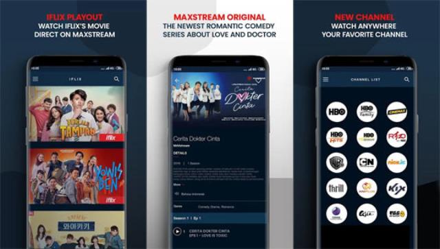 Aplikasi nonton drama Korea MAXstream