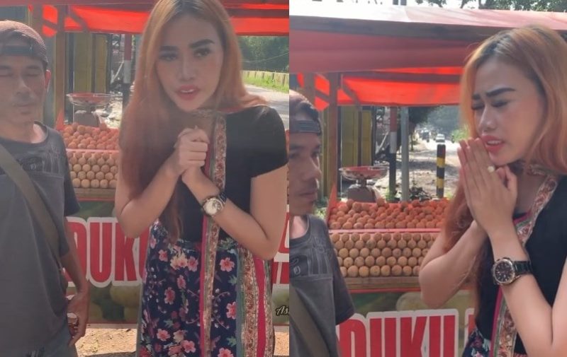 Sempat Viral dan Tuai Hujatan Wanita yang Lempar Uang ke Penjual Duku Minta maaf