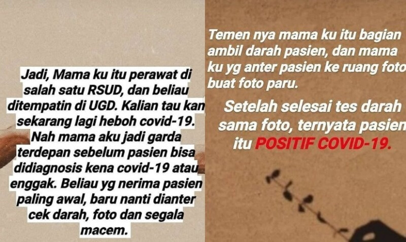 VIRAL Kisah Perawat Syok dan Nangis Karena Pasien Bohong Tentang Positif Corona