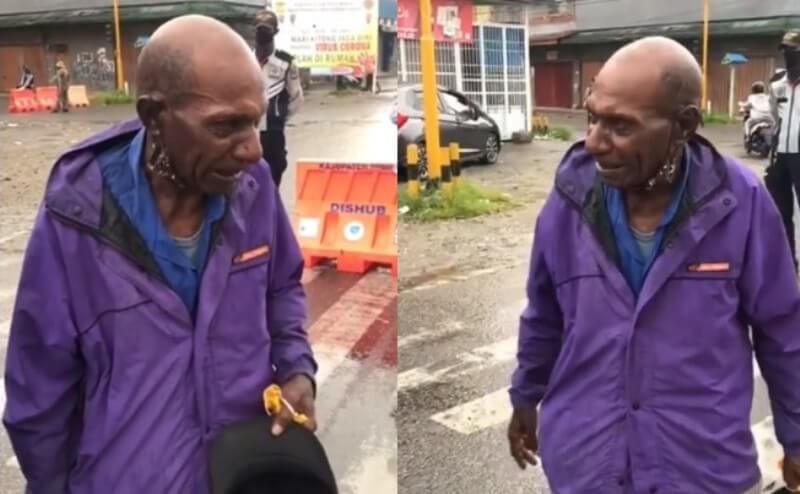VIRAL Video Kakek di Timika Menangis di Hadapan Petugas Karena Kelaparan VIRAL Video Kakek di Timika Menangis Dihadapan Petugas Karena Kelaparan