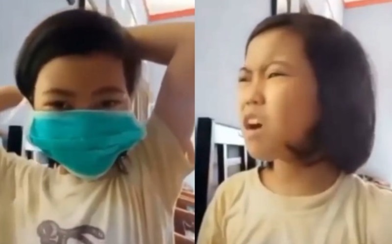 Video Curhatan Kocak Bocah Saat Pakai Masker Ngaku Susah Bernafas Karena Hidungnya Pesek