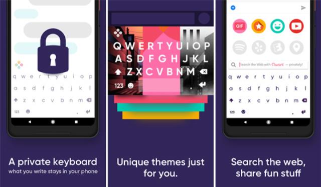 Aplikasi keyboard untuk android Fleksy GIF Keyboard