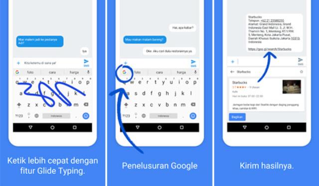 Aplikasi keyboard untuk android Gboard