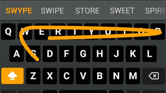 Aplikasi keyboard untuk android Swype