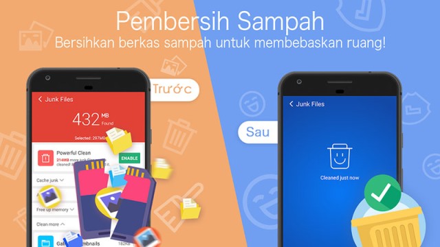 Aplikasi pembersih android Cleaner Master Optimizer Free