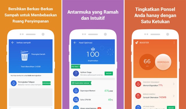 Aplikasi pembersih android DU Speed Booster