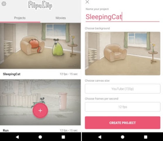 Aplikasi pembuat video animasi FlipaClip