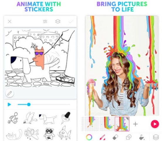 Aplikasi pembuat video animasi PicsArt Animator