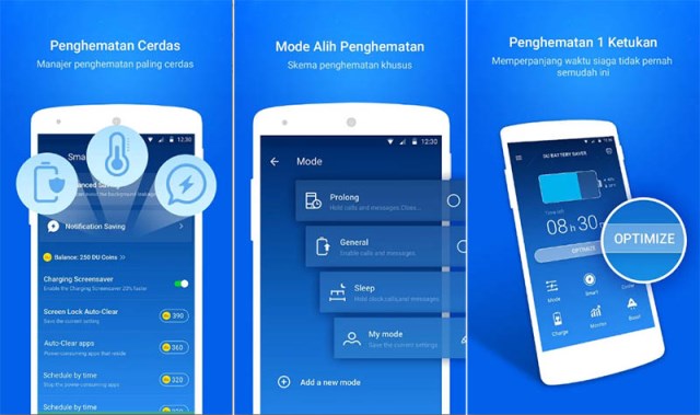 Aplikasi pendingin android DU Battery Saver