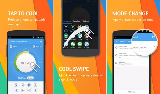 Aplikasi pendingin android EaseUS Coolphone Cool Battery