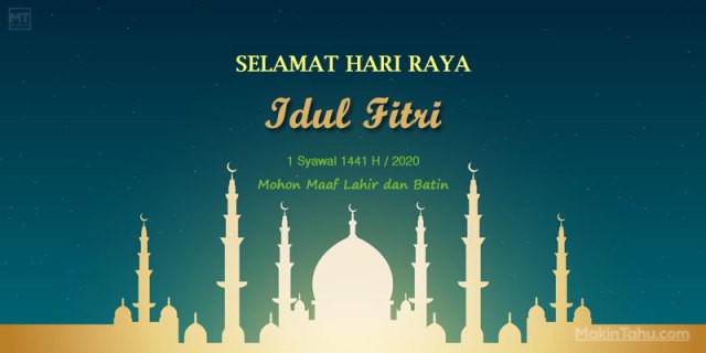 Gambar Kata Ucapan Selamat Hari Raya Idul Fitri