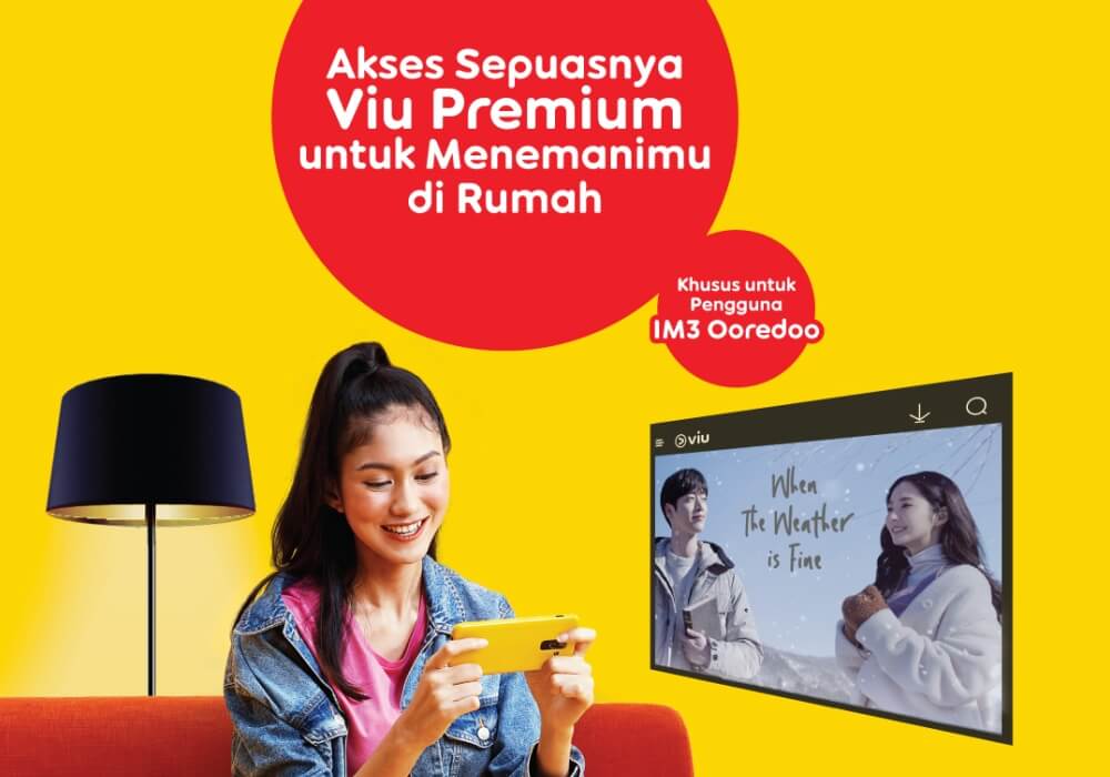 Pelanggan IM3 Ooredoo Kini Bisa Akses Viu Premium Sepuasnya