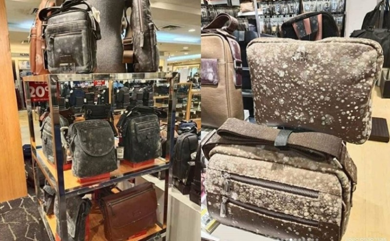 VIRAL Foto Barang barang Bermerek di Mall Penuh dengan Jamur Usai Tutup 2 Bulan