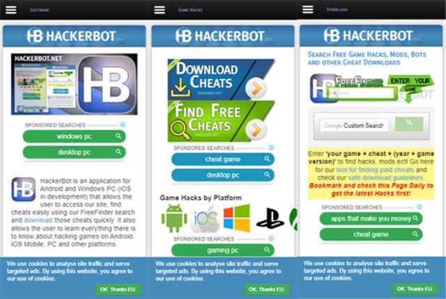 Aplikasi cheat game HackerBot APK