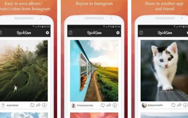 Aplikasi download video Instagram Quicksave