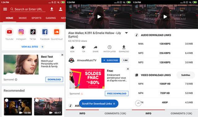 Aplikasi download video YouTube Videoder