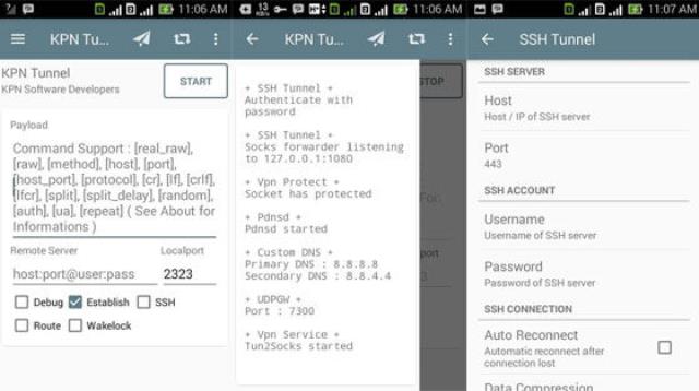 Aplikasi internet gratis KPN Tunnel