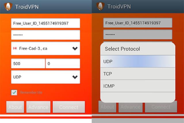 Aplikasi internet gratis Troid VPN Free