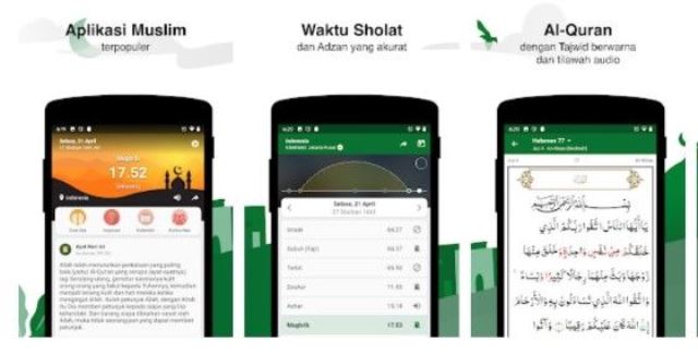 Aplikasi jadwal sholat Muslim Pro