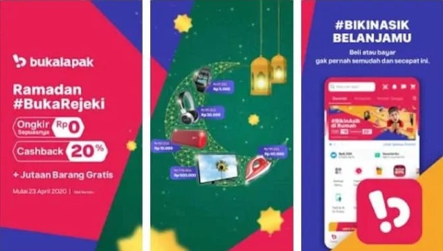 Aplikasi jual beli online Bukalapak