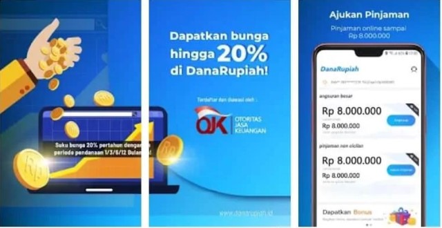 Aplikasi meminjam uang DanaRupiah